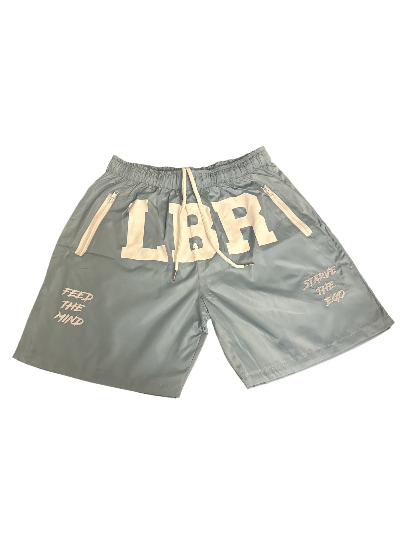 LB4R "FEED THE MIND" SHORTS Baby Blue