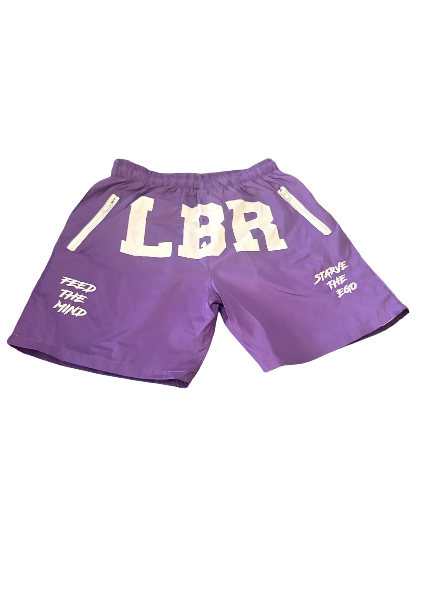 LB4R "FEED THE MIND" SHORTS Purple